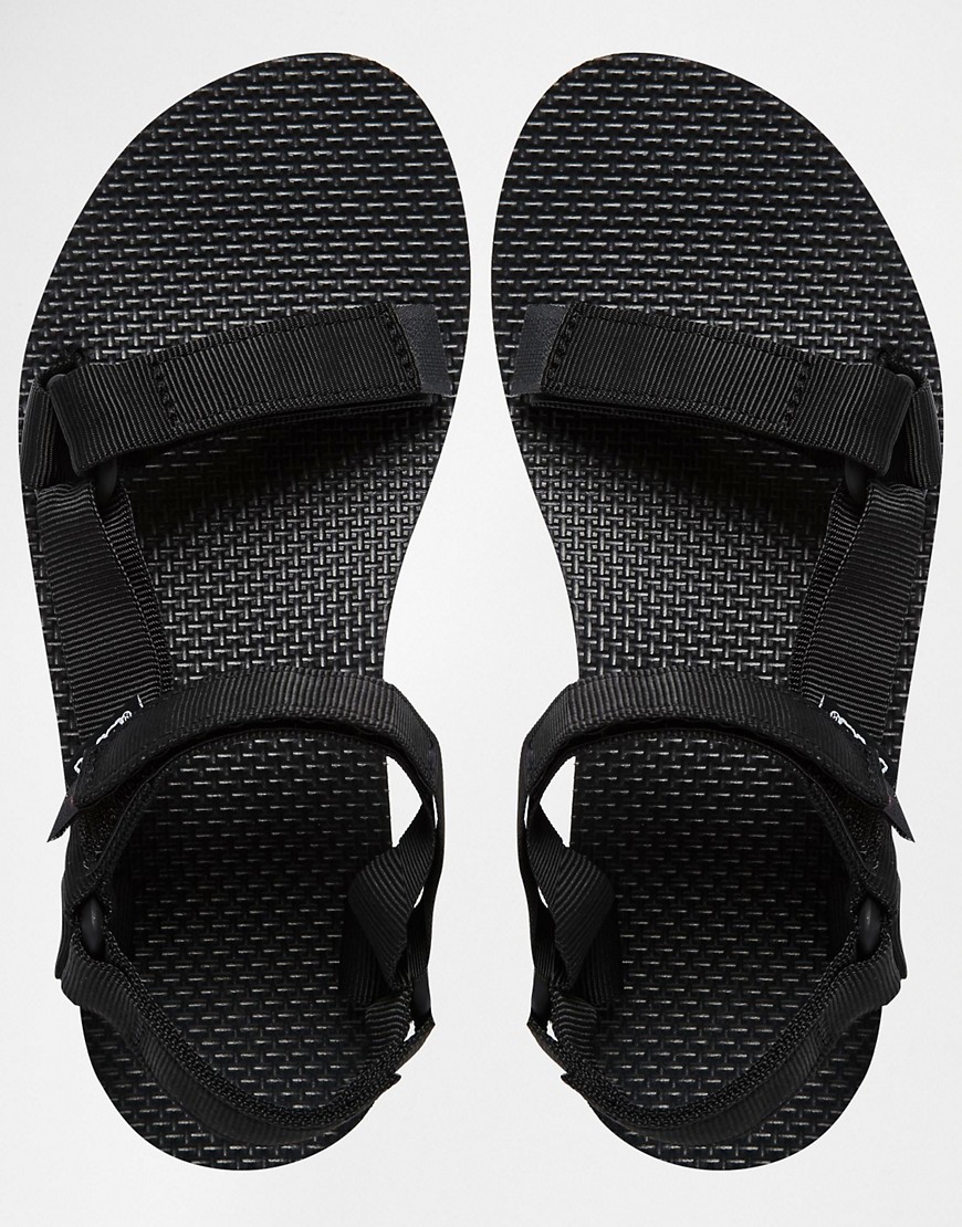Image 3 of Teva Black Flatform Universal Sandals