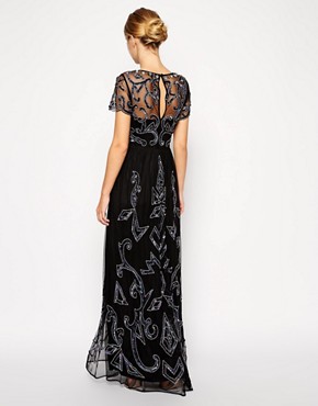 Image 2 of ASOS Embellished Pretty Gothic Maxi Dress