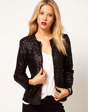 Image 1 of ASOS Blazer With All Over Sequins