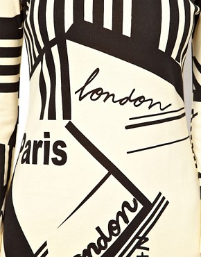 Image 3 of Sonia By Sonia Rykiel Graphic Print Jersey Dress