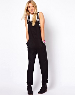 Image 1 of ASOS Dungarees in Relaxed Fit