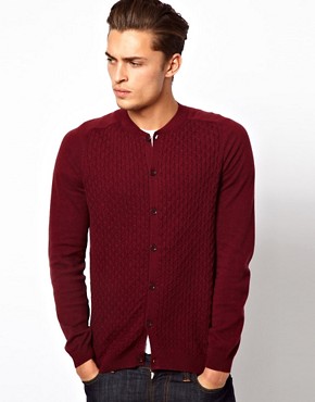 Image 1 of ASOS Cable Cardigan