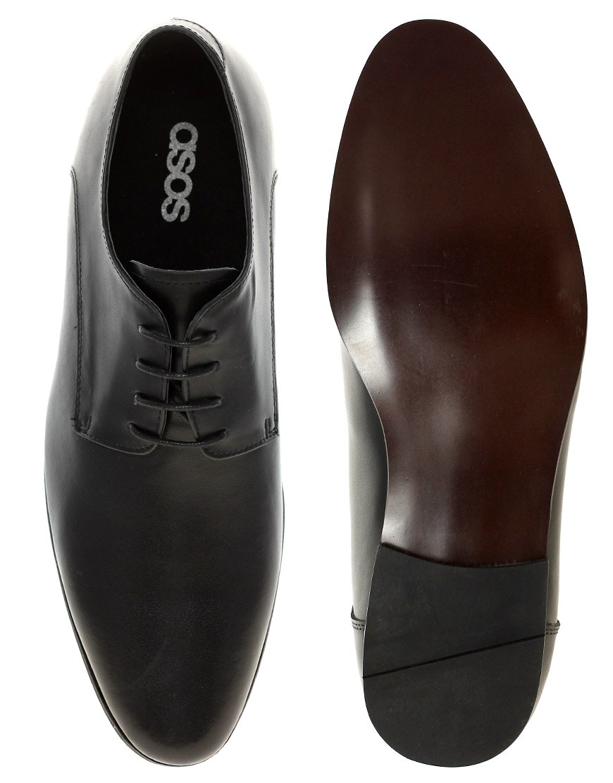 ASOS | ASOS Derby Shoes in Leather at ASOS