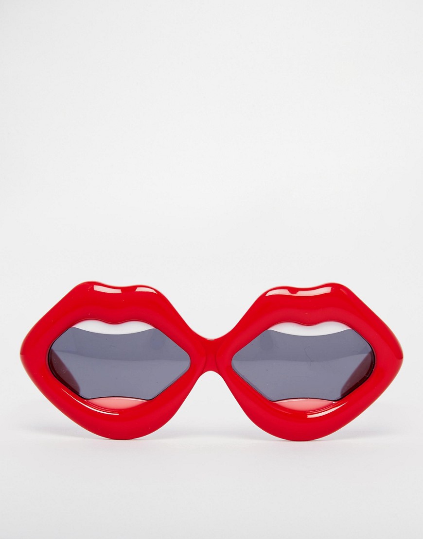 Image 2 of Linda Farrow For Yazbuky Lips Sunglasses