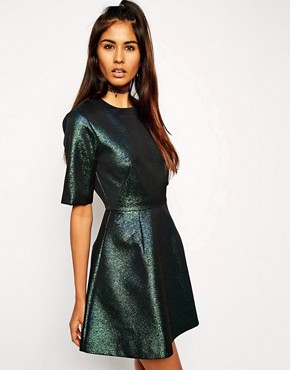 Image 1 of ASOS Holographic Shift Dress