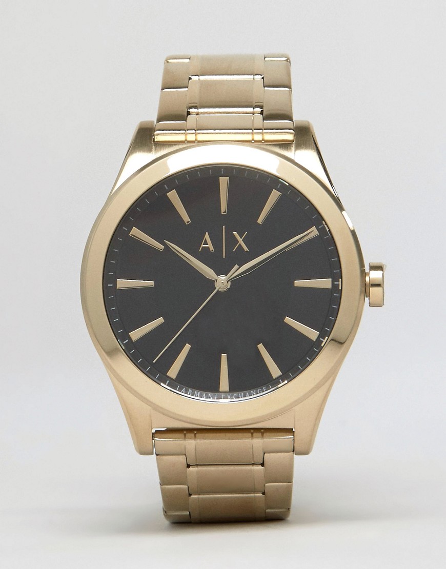 Золотистые часы-браслет из нержавеющей стали Armani Exchange AX2328