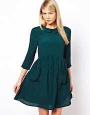 ASOS Smock Dress with Pockets and Collar