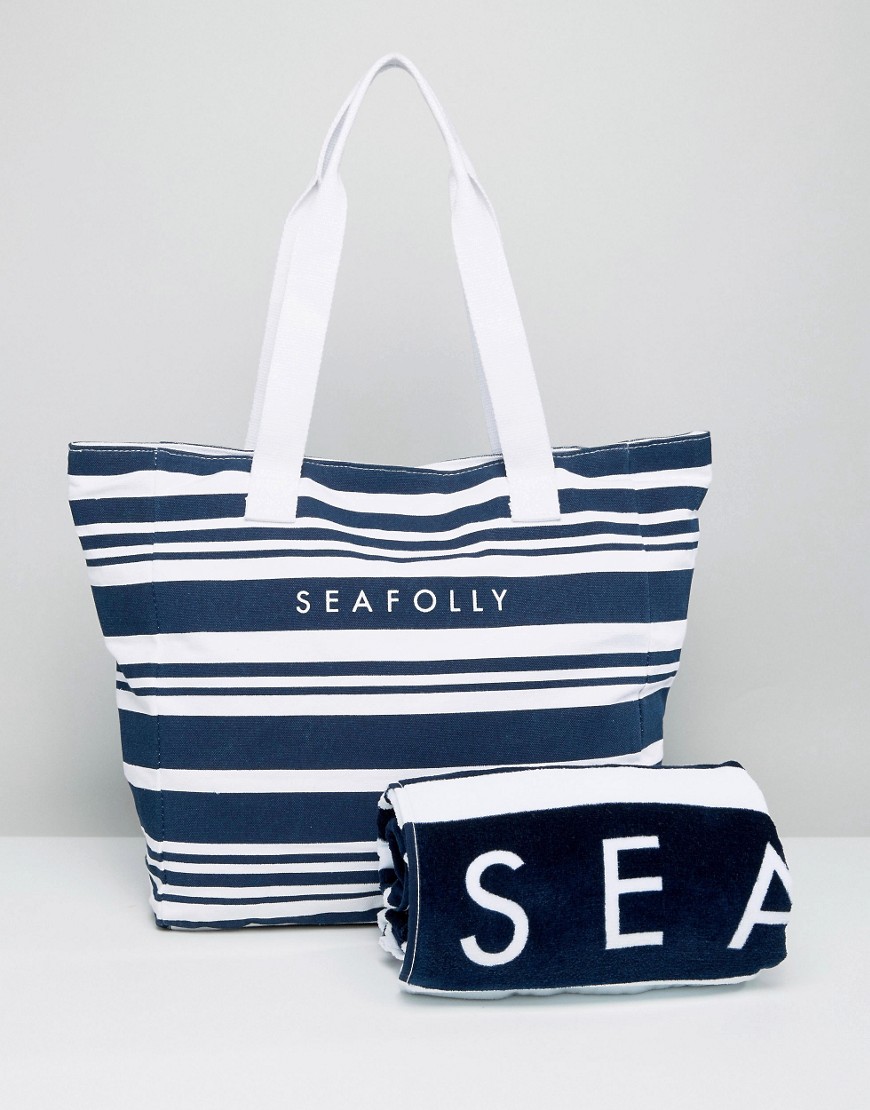 Seafolly Beach Bag and Towel Set - Multi