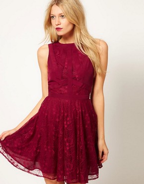 Image 1 of Oasis Gothic Lace Dress