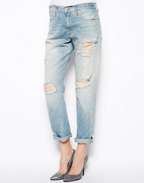 Denim & Supply By Ralph Lauren Boyfriend Jeans With Rips