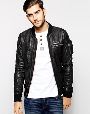 ASOS Quilted Leather Look ASymmetrical Biker 
