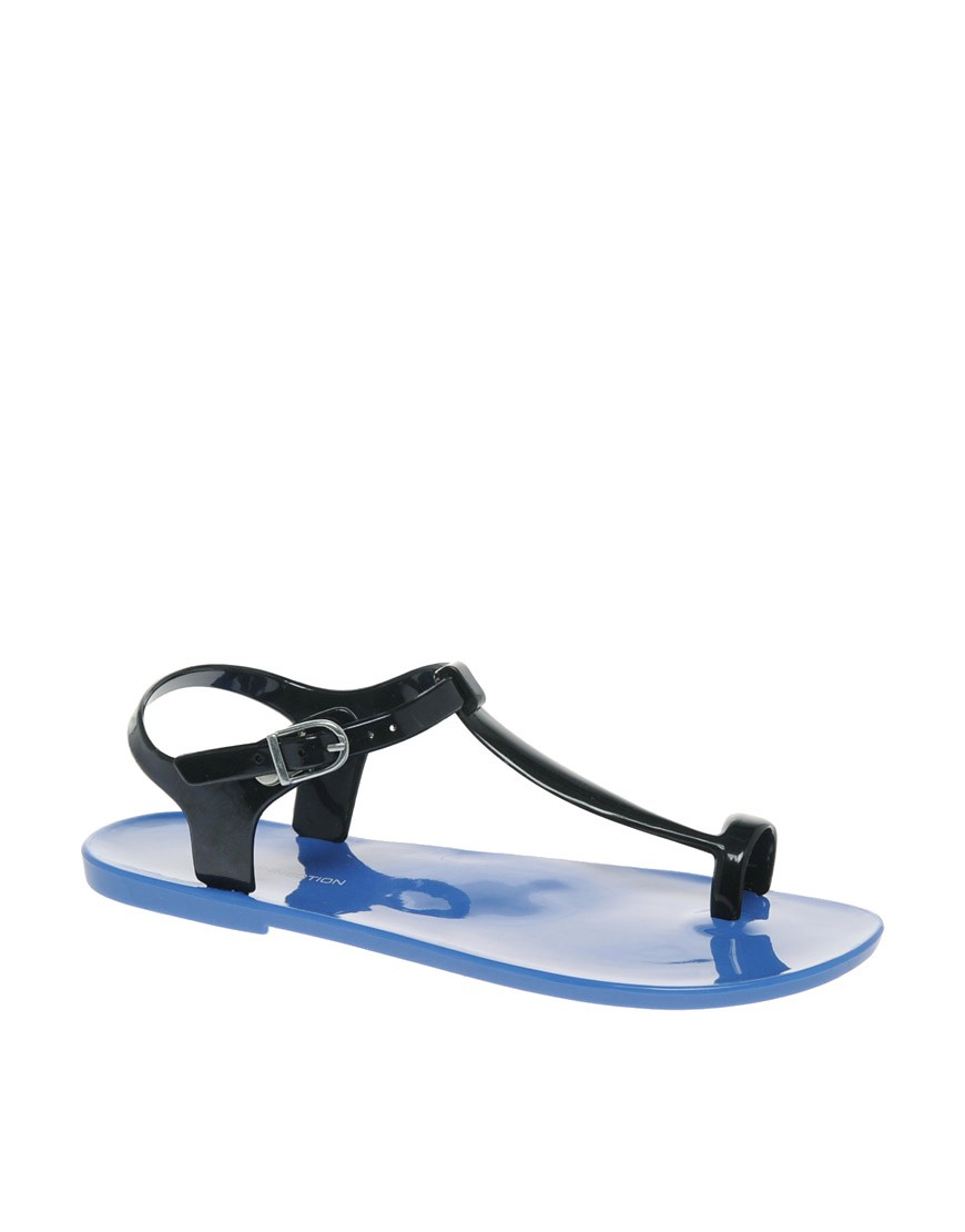 Image 1 of French Connection Elliot Jelly Thong Sandals