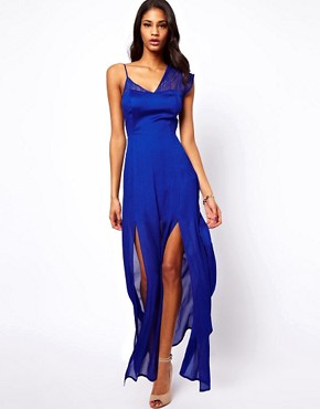 Image 1 of ASOS Maxi With Lace And Cami Strap