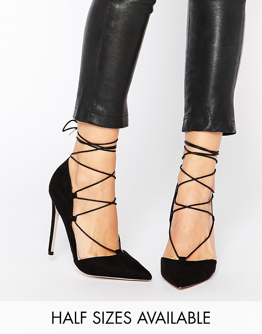 Lace Up High Heel