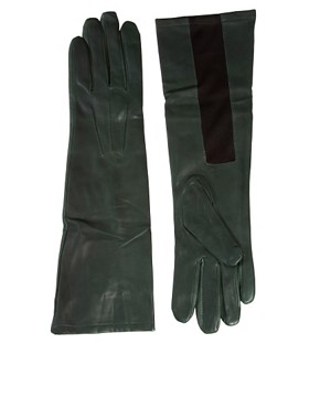Image 1 of Ganni Audrey Leather Gloves