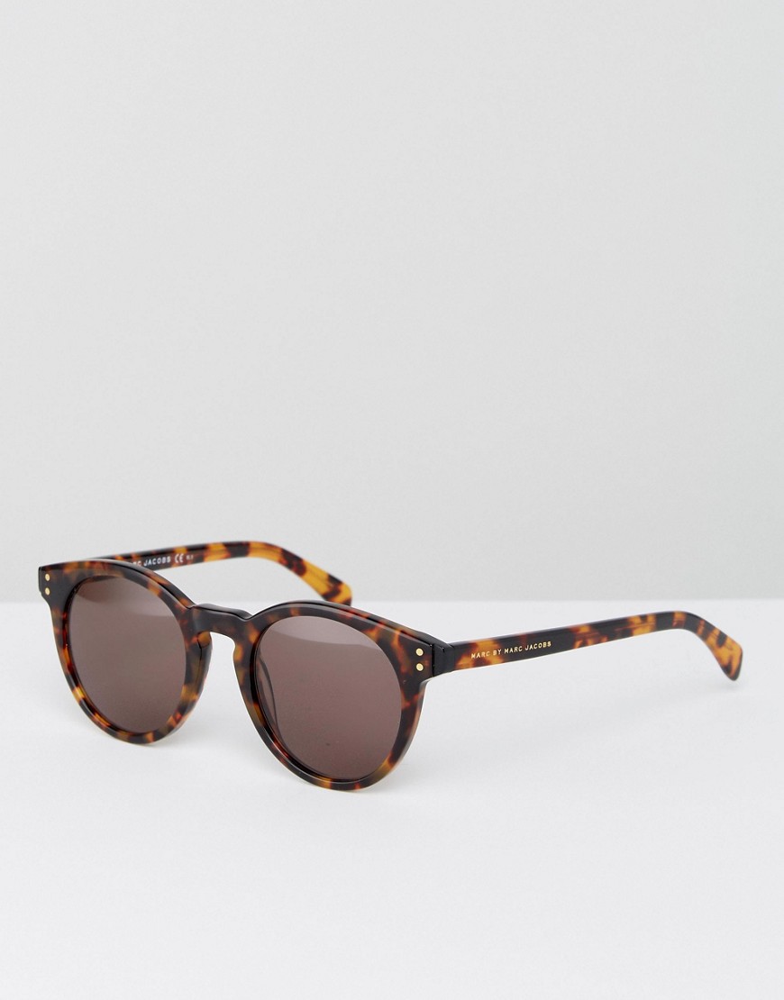 Круглые солнцезащитные очки Marc By Marc Jacobs - Коричневый