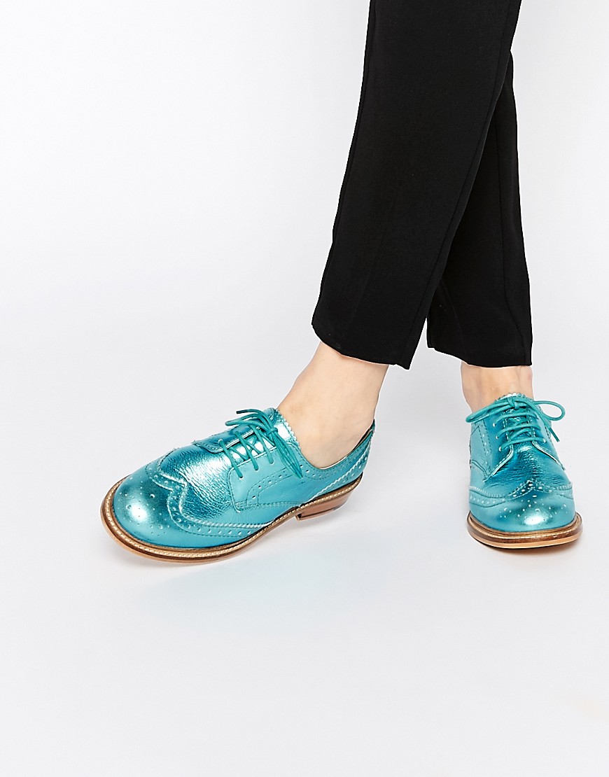 Image 1 of ASOS MORAL Leather Brogues
