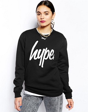 Image 1 of Hype Logo Sweatshirt With Caviar Bead Logo