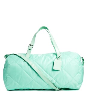 ASOS Quilted Nylon Holdall 