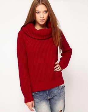 Image 1 of G-Star Oversized Roll Neck Sweater