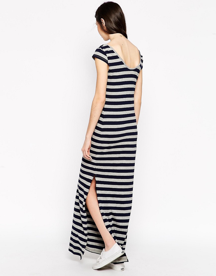 Image 2 of Vila Vimollo Striped Maxi Dress