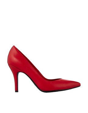 Imagen 1 de Zapatos de salón con tacón alto rojos Settle de New Look