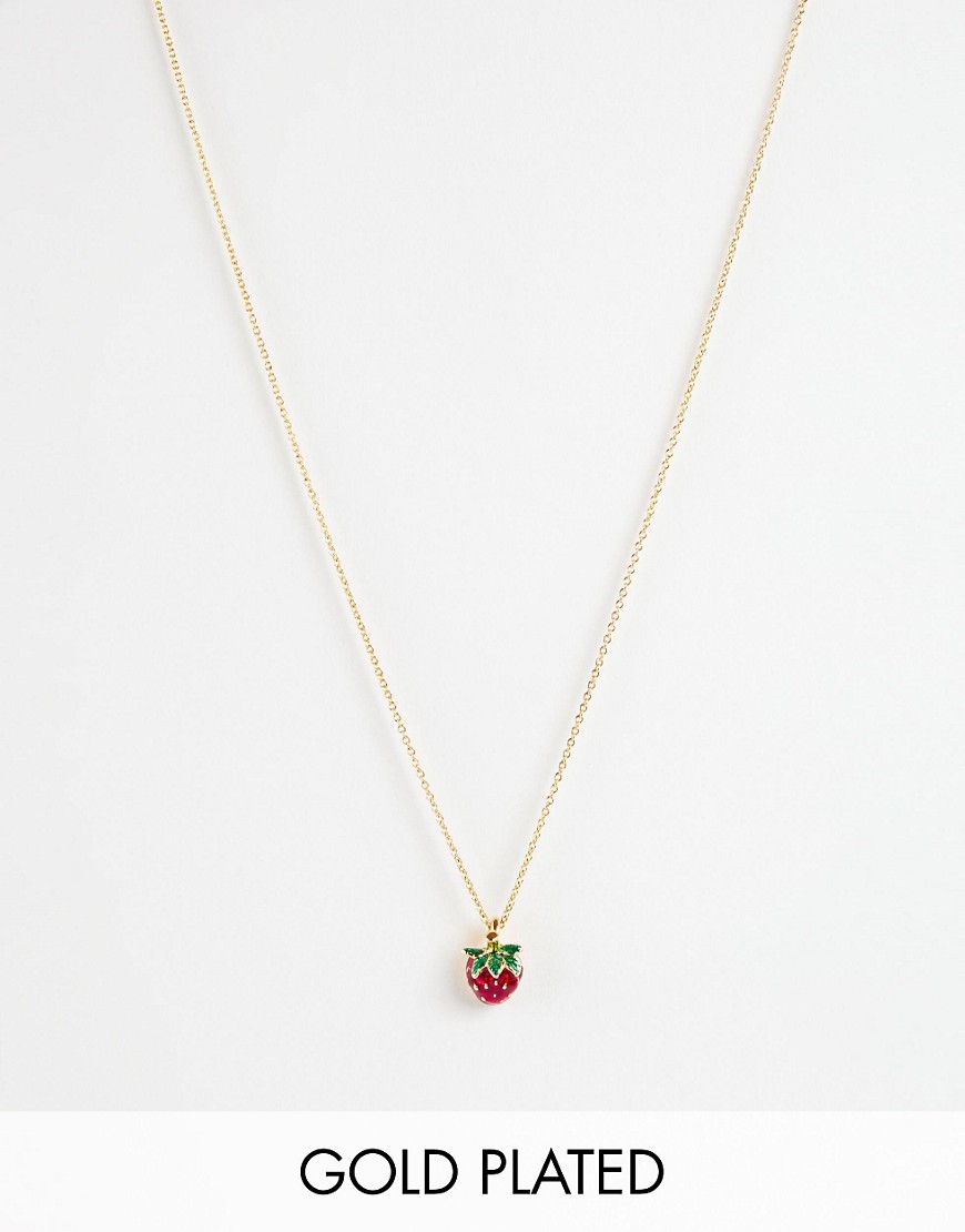 Image 1 of Bill Skinner Mini Strawberry Necklace
