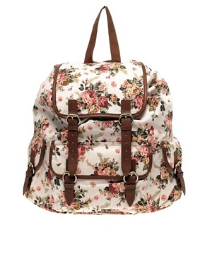 Floral+canvas+backpacks+for+women