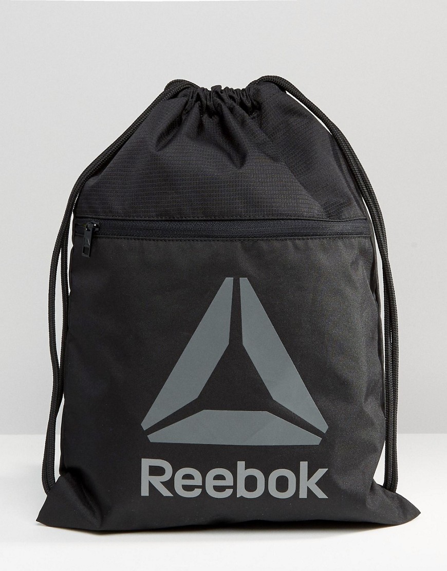Reebok  Reebok Drawstring Backpack With Classic Logo at ASOS