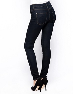 Image 2 of James Jeans Twiggy Dark Blue Super Skinny 5 Pocket Legging Jeans