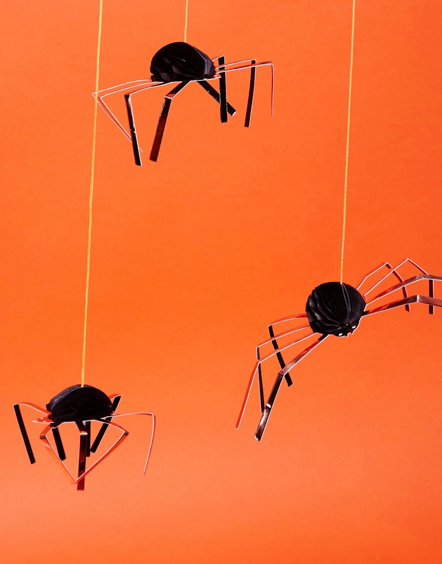 Подвесное украшение для вечеринки в виде пауков Meri Meri Halloween