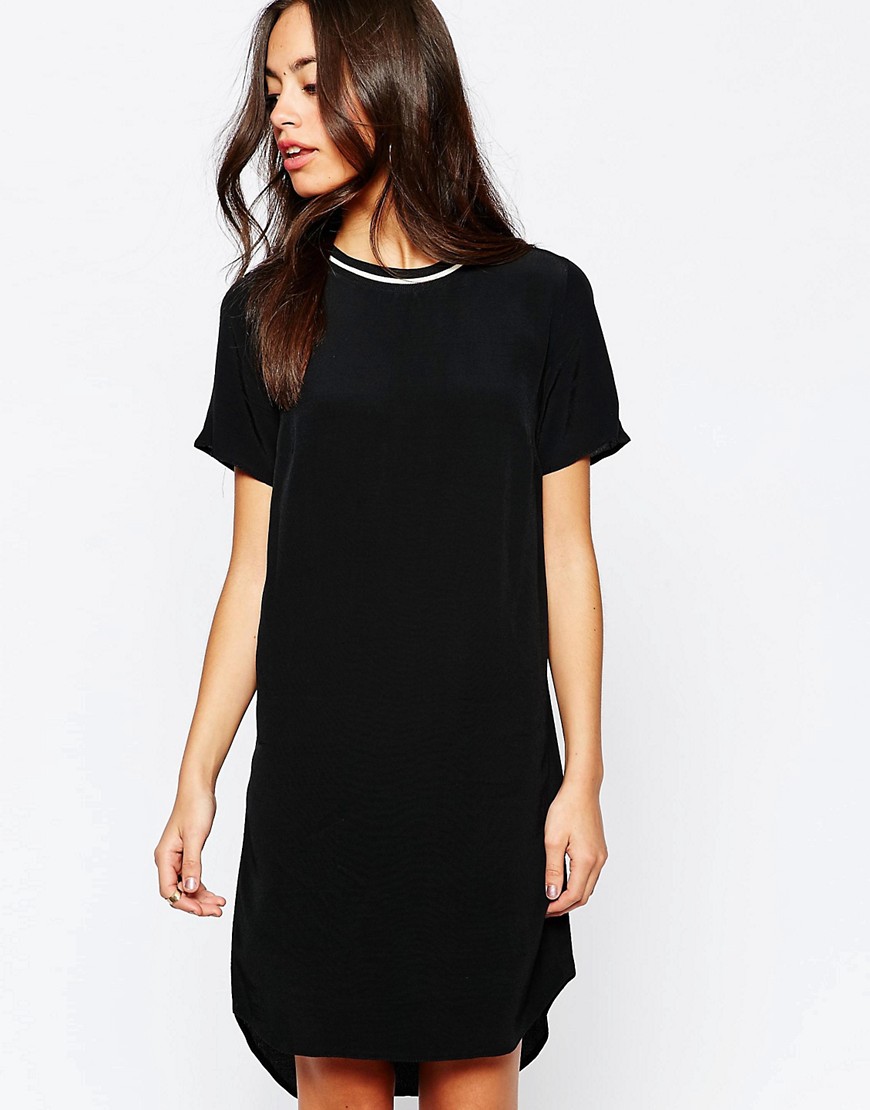 Image 1 of New Look Tunic Dress With Rib