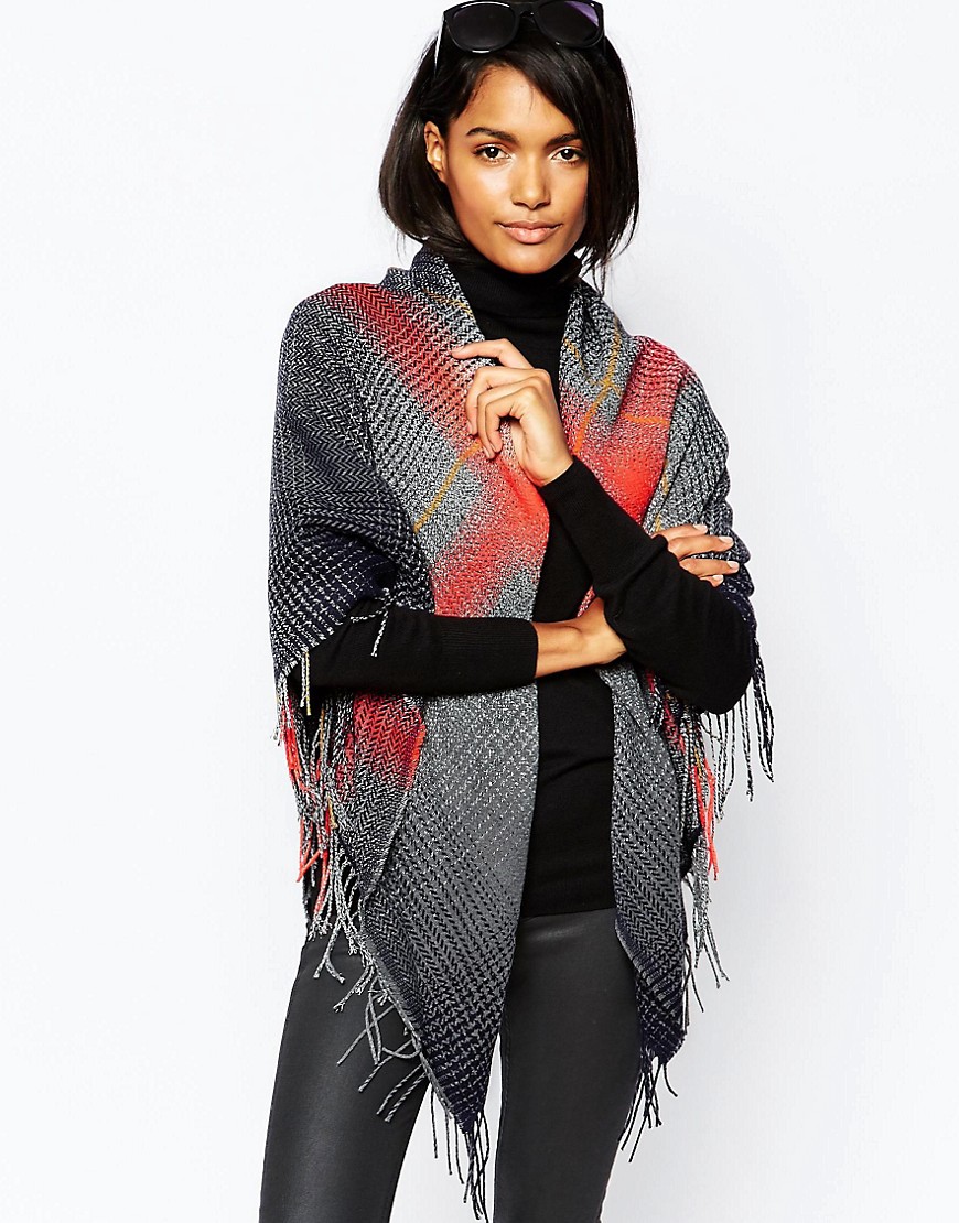 Image 1 of Whistles Oversized Check Blanket Scarf