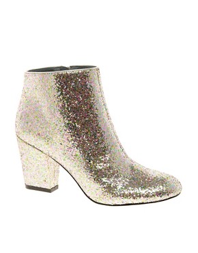ASOS | ASOS ALL THAT JAZZ Glitter Ankle Boots at ASOS