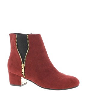 Image 1 of River Island Zip Side Ankle Boots