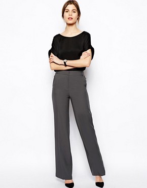 ASOS Trousers in Wide Leg with Side Detail 