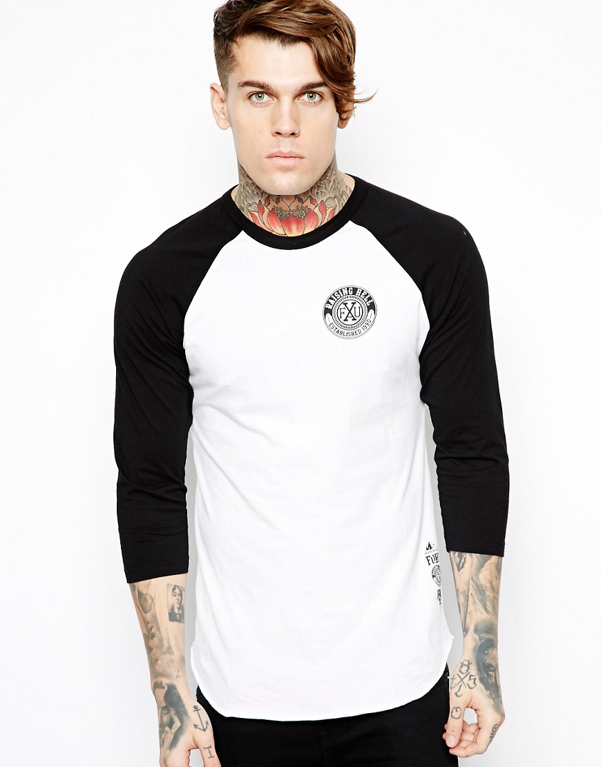 Friend or Faux | Friend or Faux Raglan T-Shirt with Back Print at ASOS