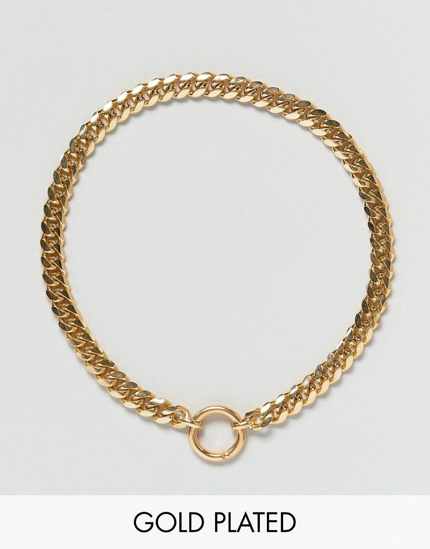 Позолоченное ожерелье Gogo Philip - Золотой