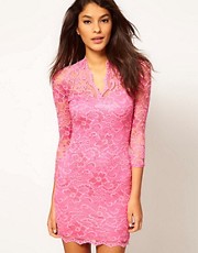 ASOS Lace Dress With Scalloped Neck