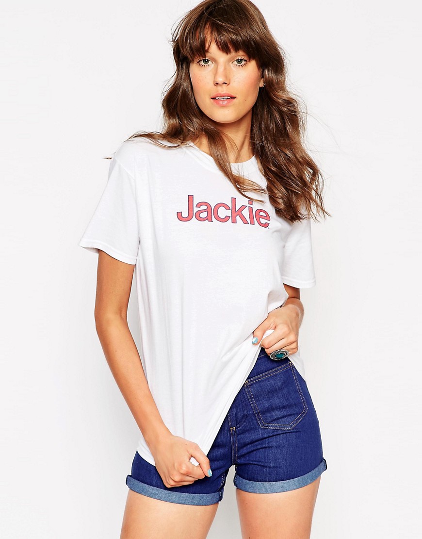ASOS | ASOS x Jackie Front Print T-Shirt at ASOS