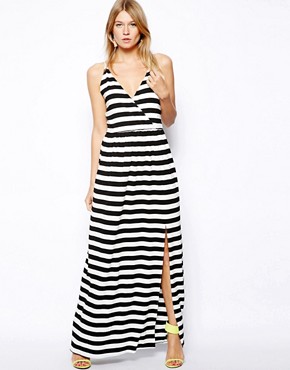 Image 1 of Love Wrap Front Maxi Dress