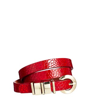 Image 1 of ASOS Chunky Metal Keeper Waist Belt