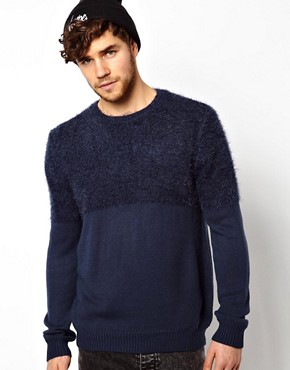 River Island Jumper with Textured Yoke 