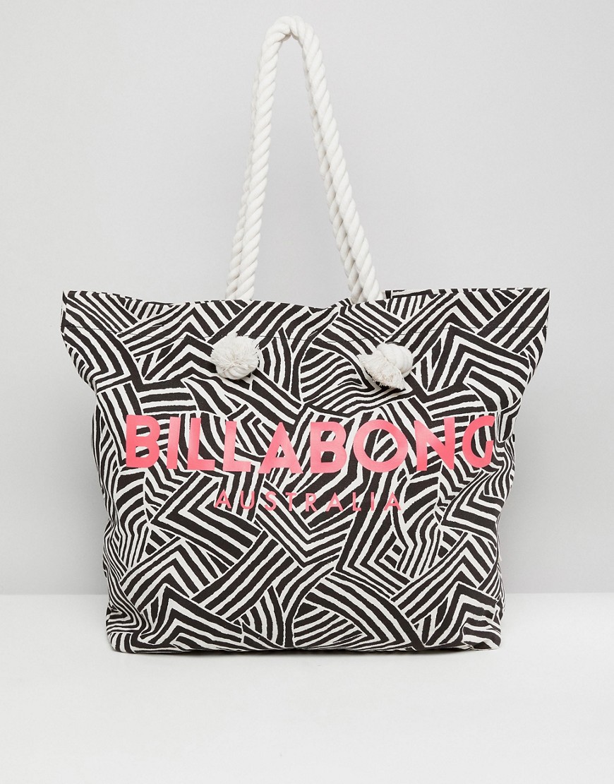 Пляжная сумка-тоут с логотипом Billabong - Черный