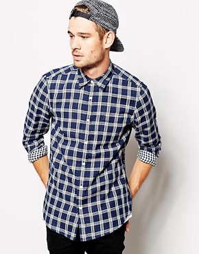 ASOS Shirt In Long Sleeve With Double Faced Check 