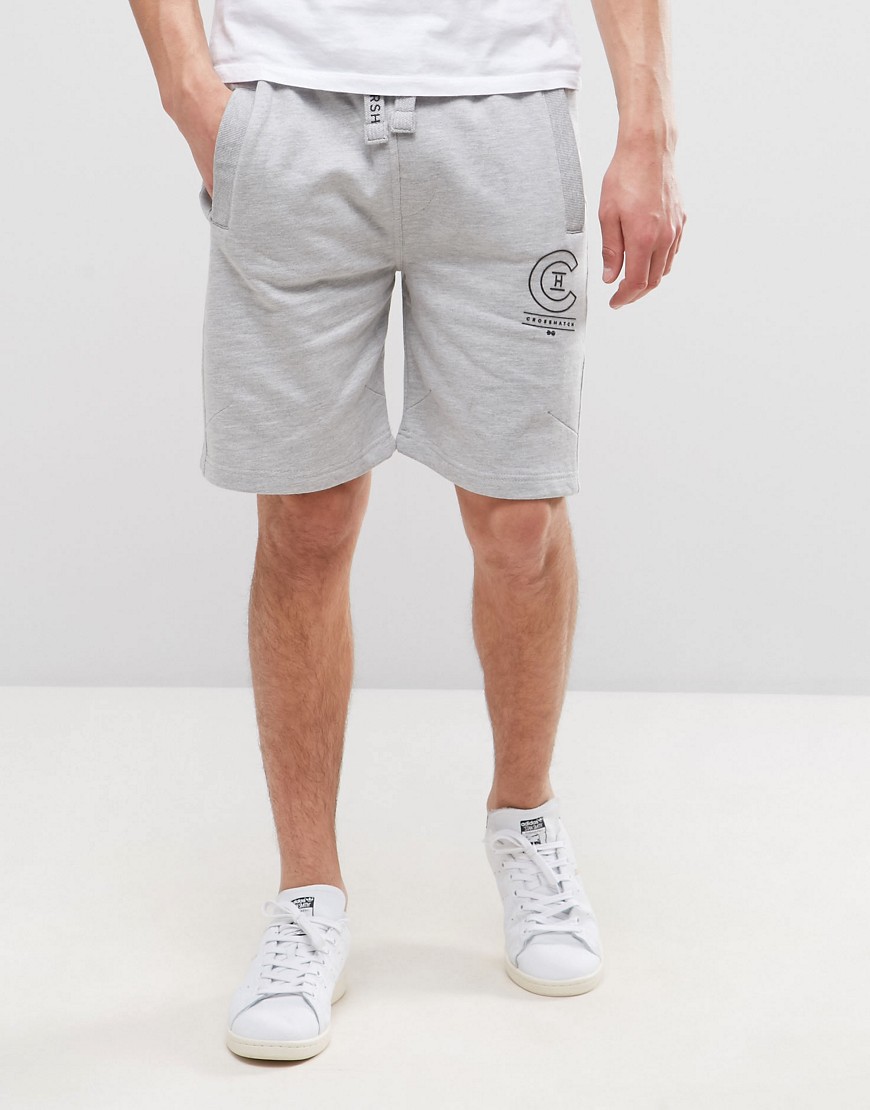 Трикотажные шорты с логотипом Crosshatch - Серый