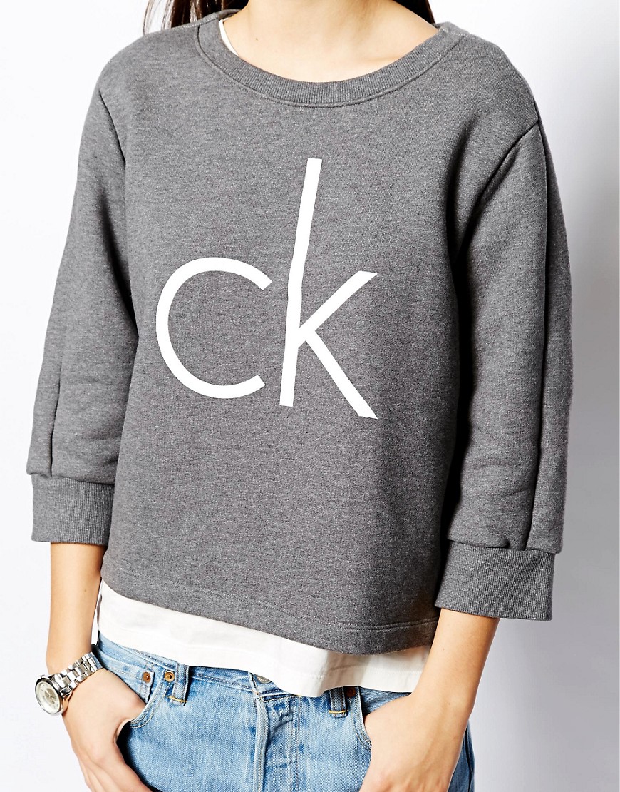 Calvin Klein | Calvin Klein Jeans Ck Sweatshirt at ASOS