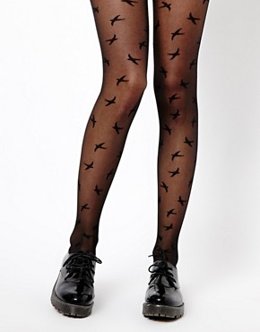 Image 1 of Pull&Bear Swallow Tights