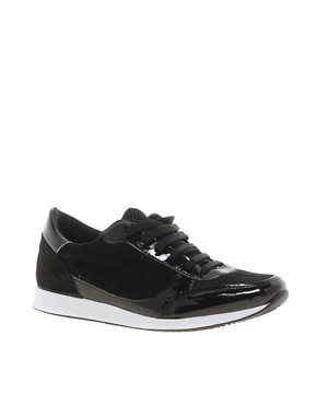 Image 1 of ASOS DOMINO Trainers with Suede Detail