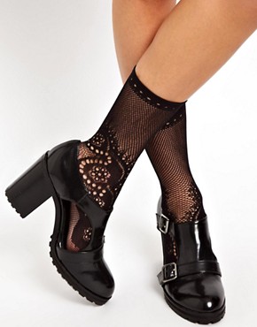 Image 2 of ASOS Ankle Sock In Lace